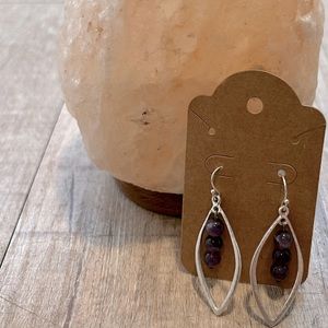 Amethyst Teardrop Earrings 💜👾